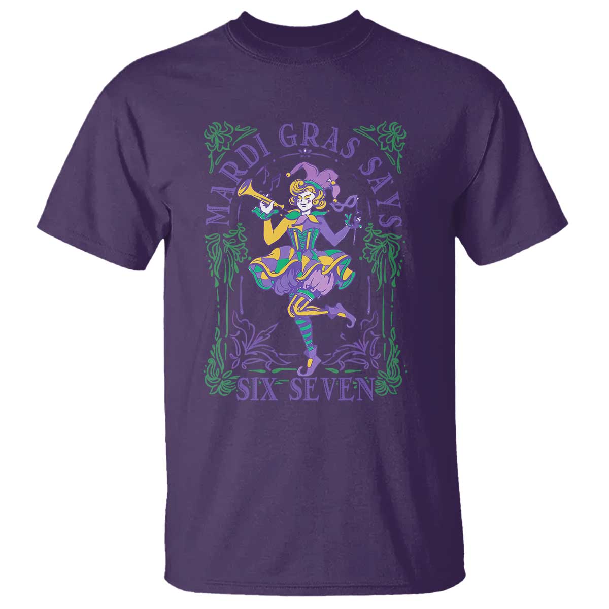 67 Mardi Gras T Shirt Funny Six Seven Carnival Trendy