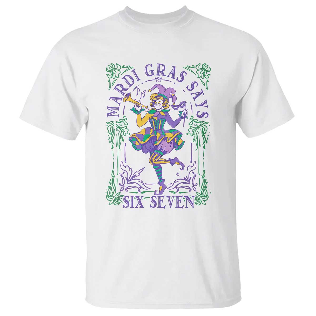 67 Mardi Gras T Shirt Funny Six Seven Carnival Trendy
