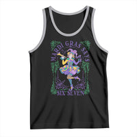 67 Mardi Gras Tank Top Funny Six Seven Carnival Trendy