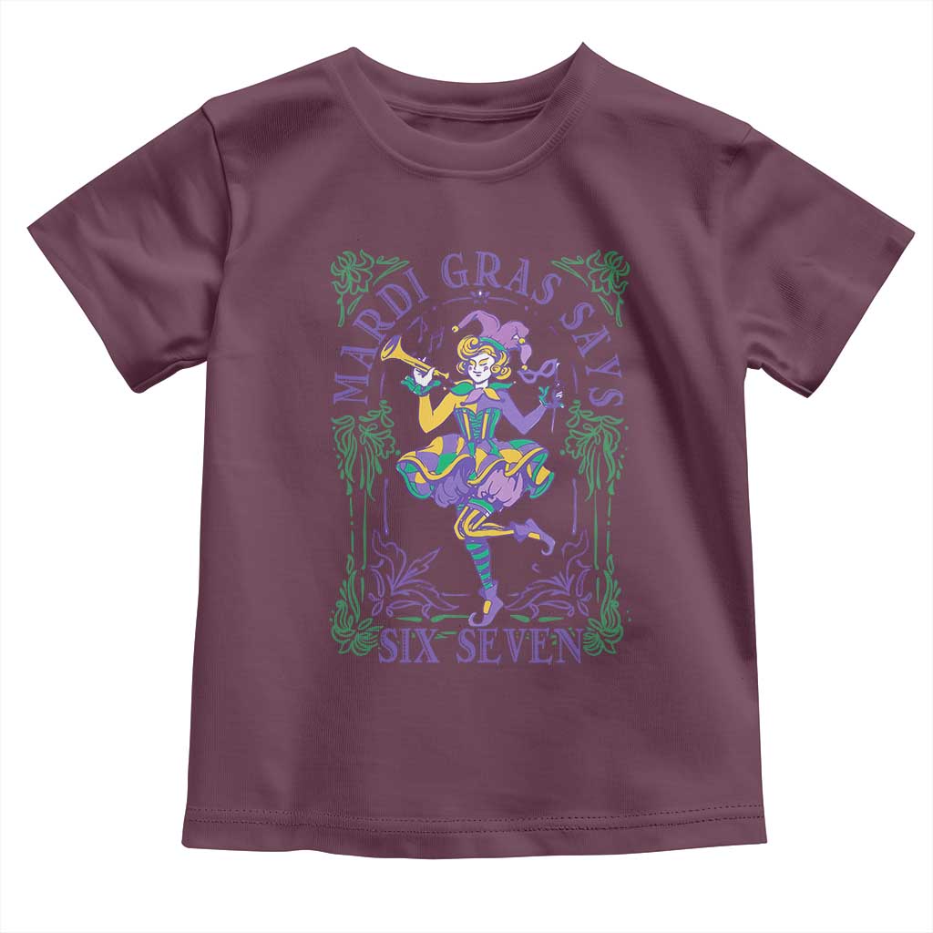 67 Mardi Gras Toddler T Shirt Funny Six Seven Carnival Trendy