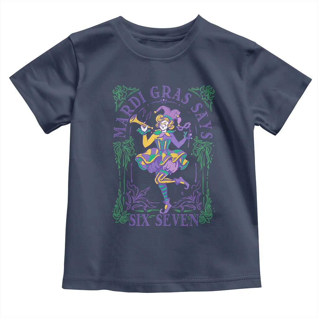 67 Mardi Gras Toddler T Shirt Funny Six Seven Carnival Trendy