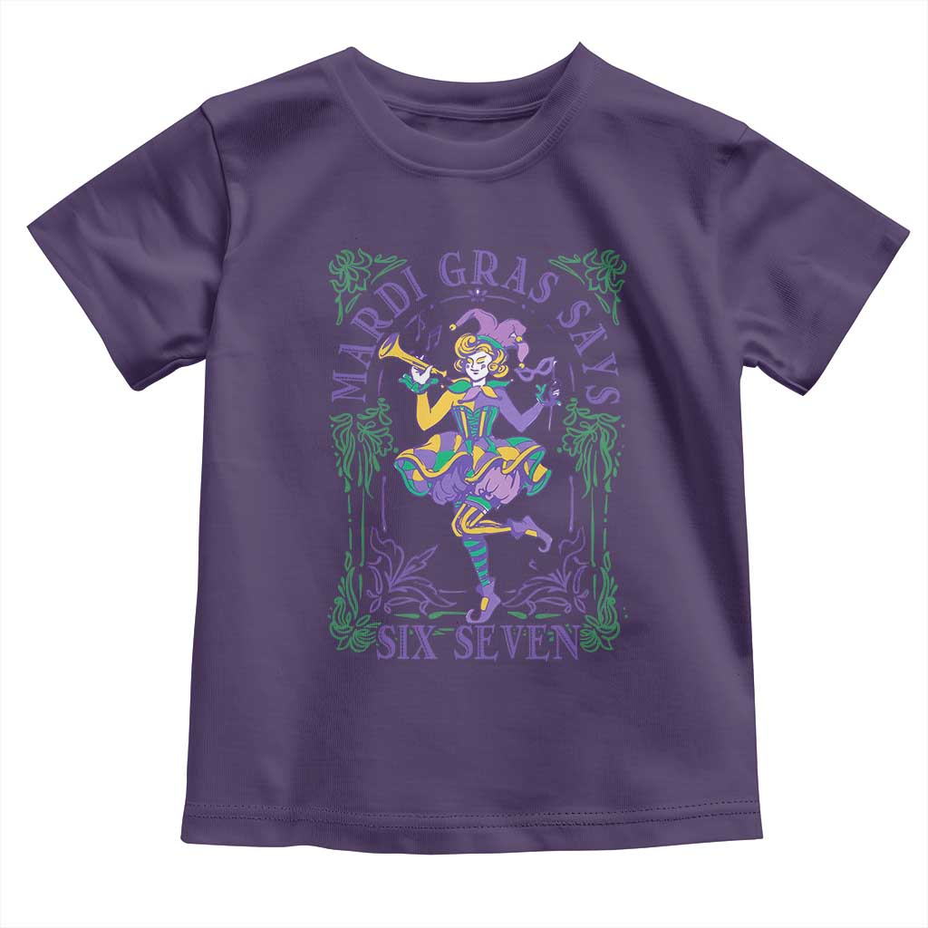 67 Mardi Gras Toddler T Shirt Funny Six Seven Carnival Trendy