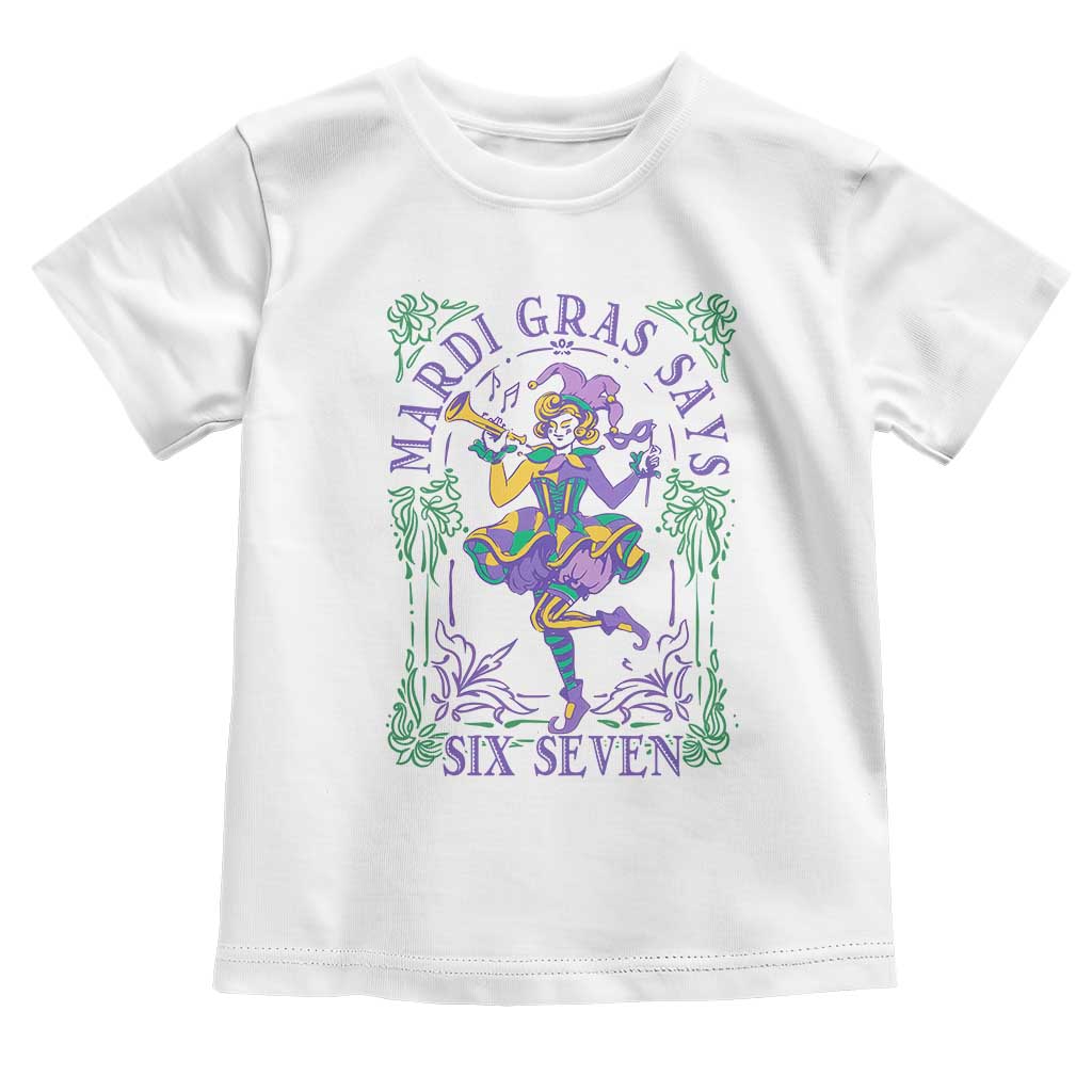 67 Mardi Gras Toddler T Shirt Funny Six Seven Carnival Trendy