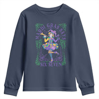 67 Mardi Gras Youth Sweatshirt Funny Six Seven Carnival Trendy
