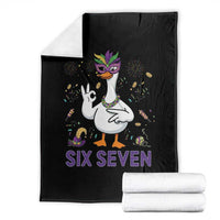 67 Mardi Gras Throw Blanket Funny Goose Meme Carnival Trendy