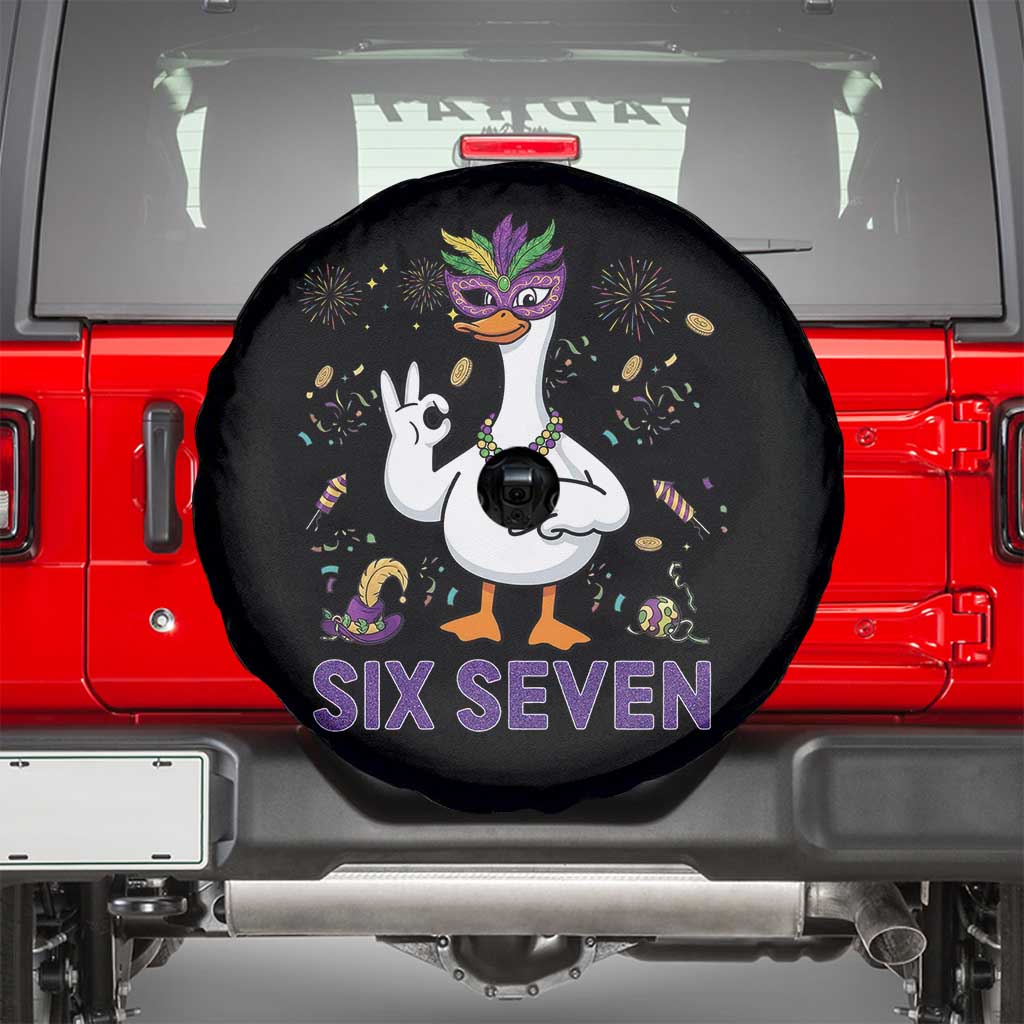 67 Mardi Gras Spare Tire Cover Funny Goose Meme Carnival Trendy