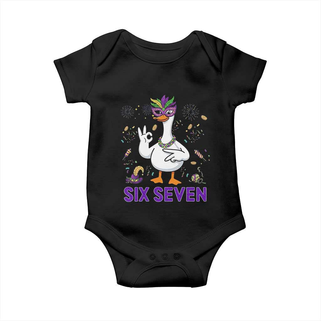 67 Mardi Gras Baby Onesie Funny Goose Meme Carnival Trendy