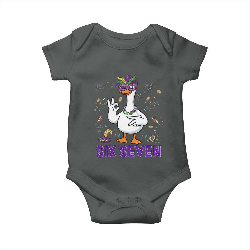 67 Mardi Gras Baby Onesie Funny Goose Meme Carnival Trendy