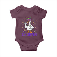 67 Mardi Gras Baby Onesie Funny Goose Meme Carnival Trendy