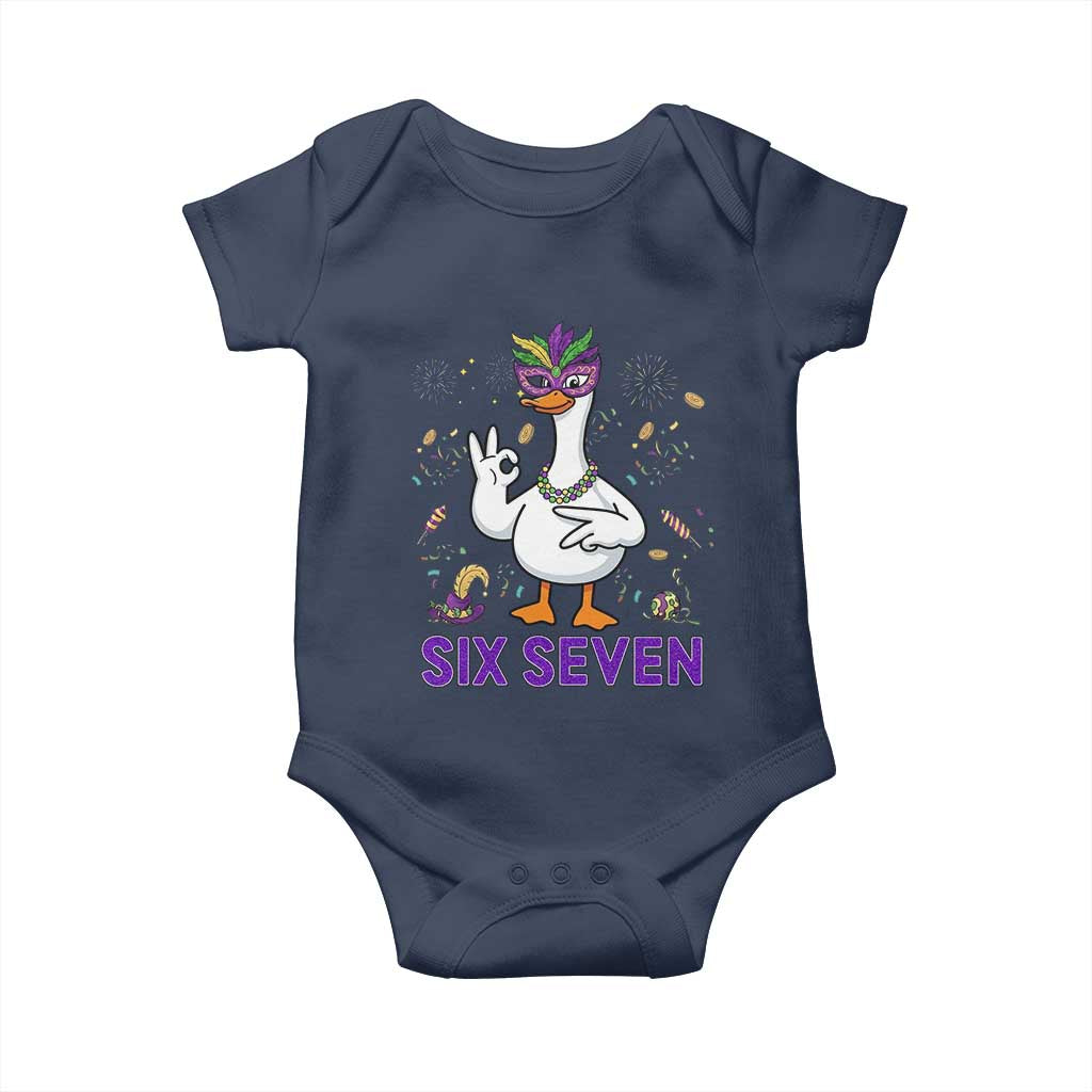 67 Mardi Gras Baby Onesie Funny Goose Meme Carnival Trendy