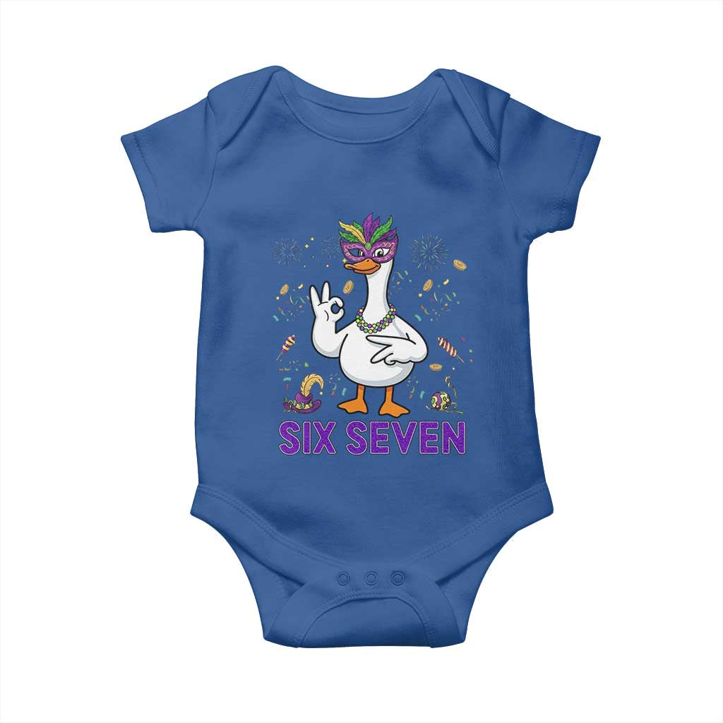 67 Mardi Gras Baby Onesie Funny Goose Meme Carnival Trendy