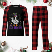 67 Mardi Gras Plaid Pajama Set Funny Goose Meme Carnival Trendy