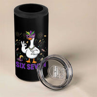67 Mardi Gras 4 in 1 Can Cooler Tumbler Funny Goose Meme Carnival Trendy