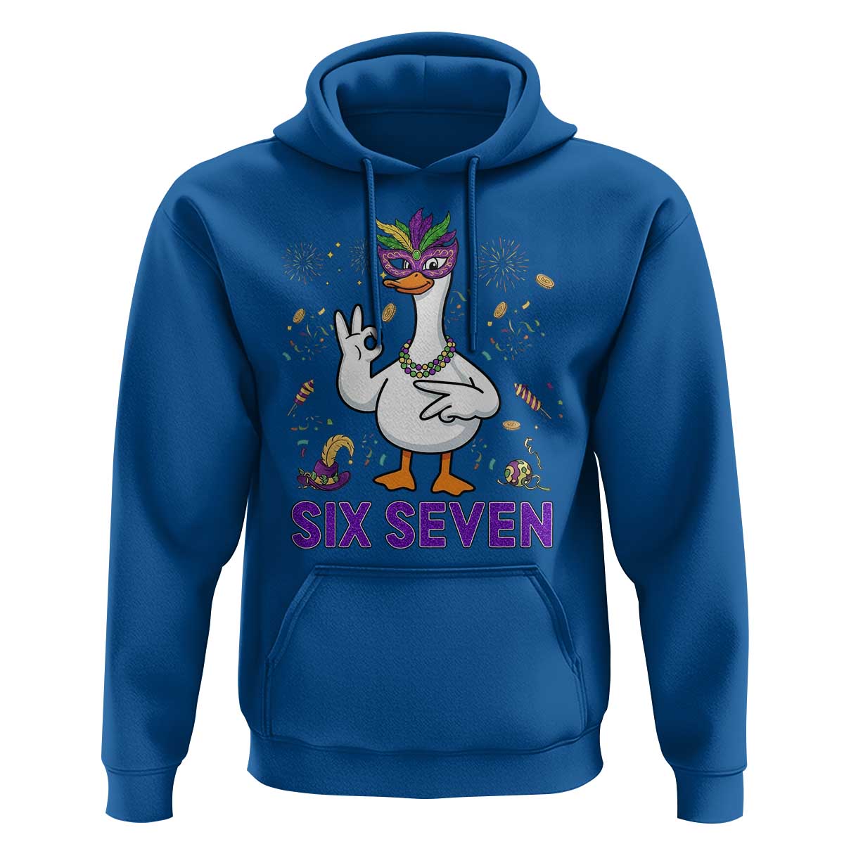 67 Mardi Gras Hoodie Funny Goose Meme Carnival Trendy