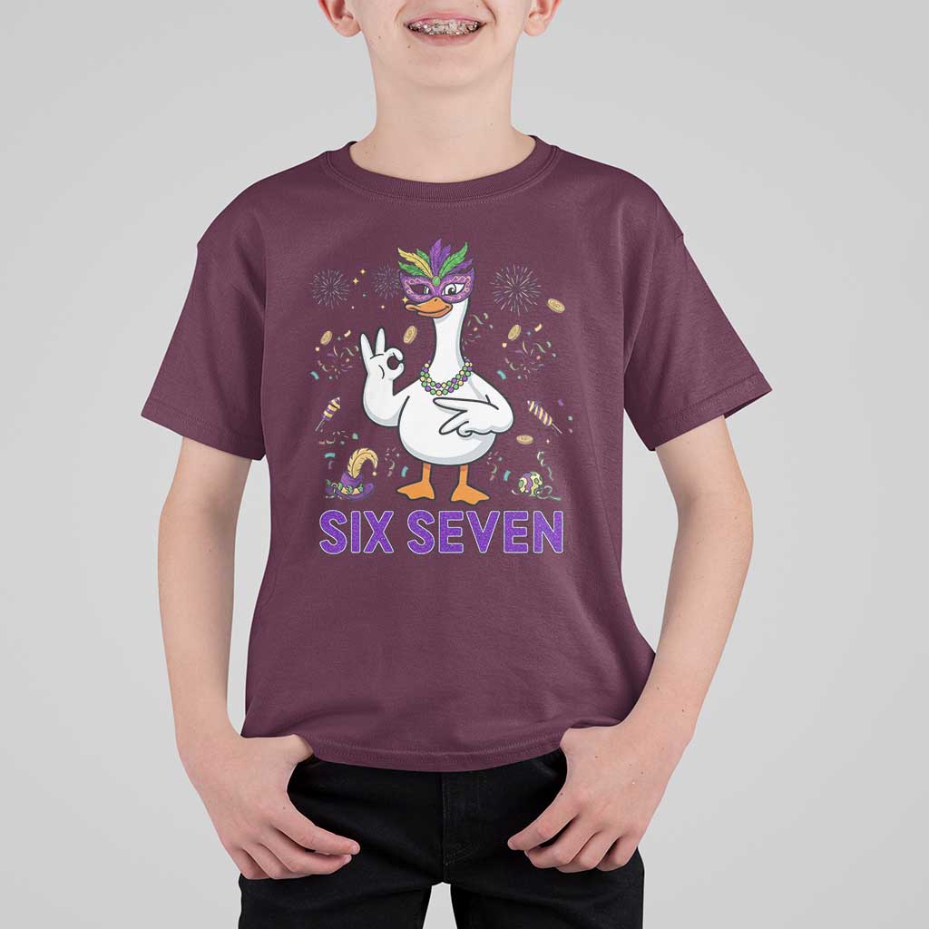 67 Mardi Gras T Shirt For Kid Funny Goose Meme Carnival Trendy