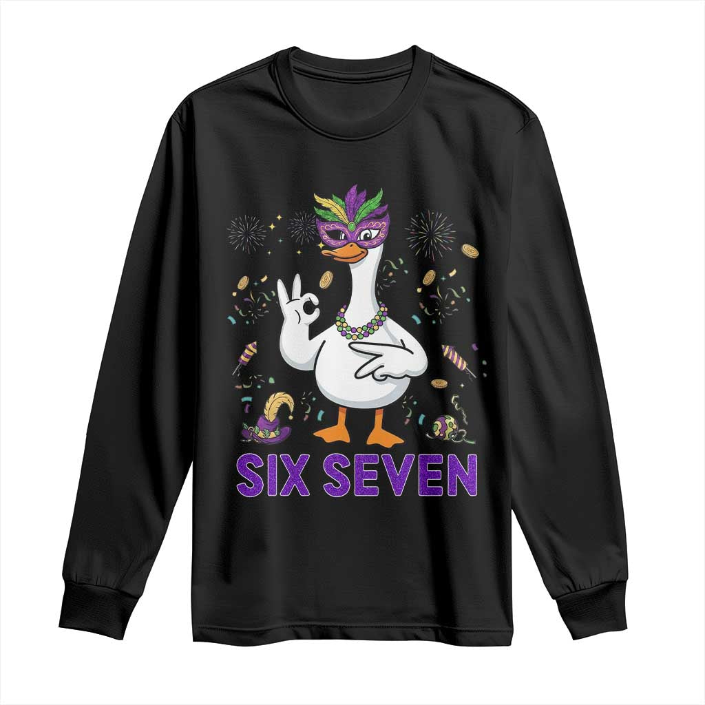 67 Mardi Gras Long Sleeve Shirt Funny Goose Meme Carnival Trendy