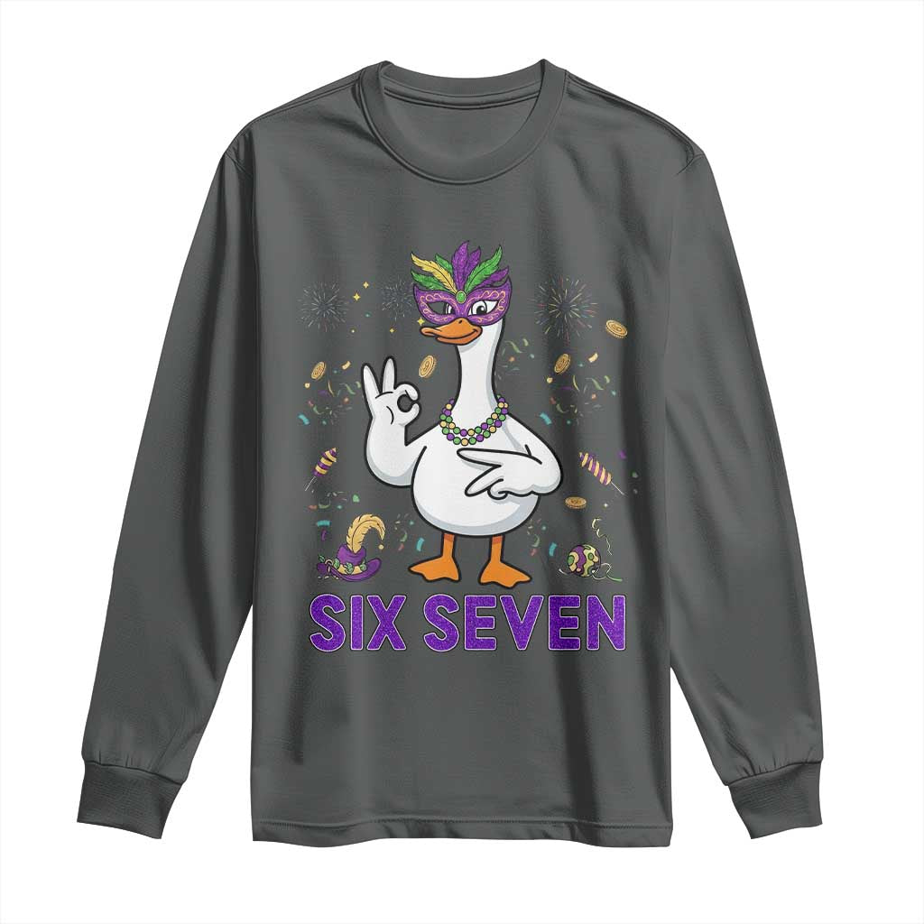 67 Mardi Gras Long Sleeve Shirt Funny Goose Meme Carnival Trendy