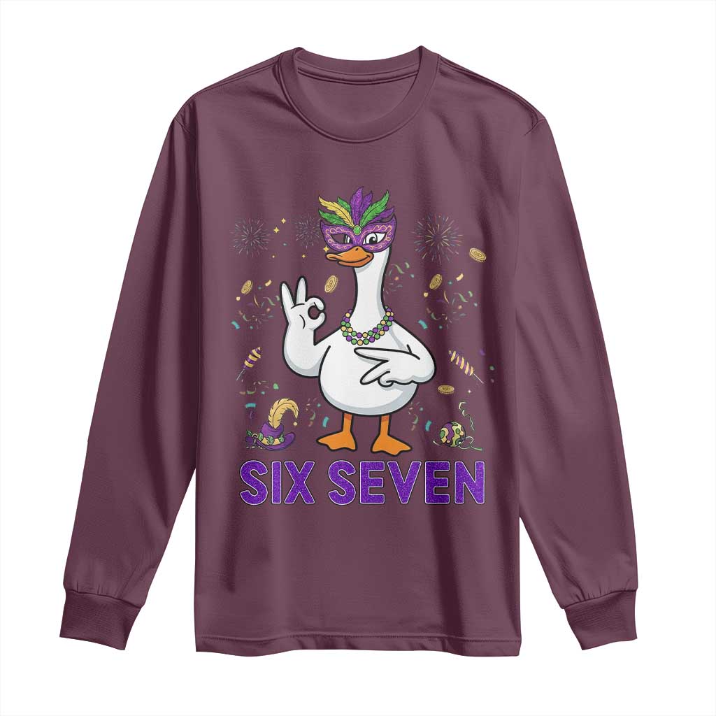 67 Mardi Gras Long Sleeve Shirt Funny Goose Meme Carnival Trendy