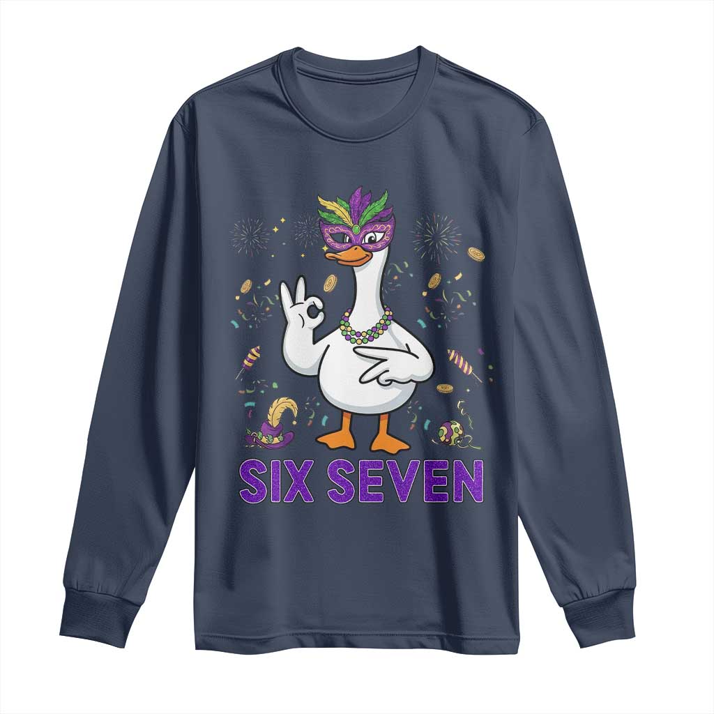 67 Mardi Gras Long Sleeve Shirt Funny Goose Meme Carnival Trendy
