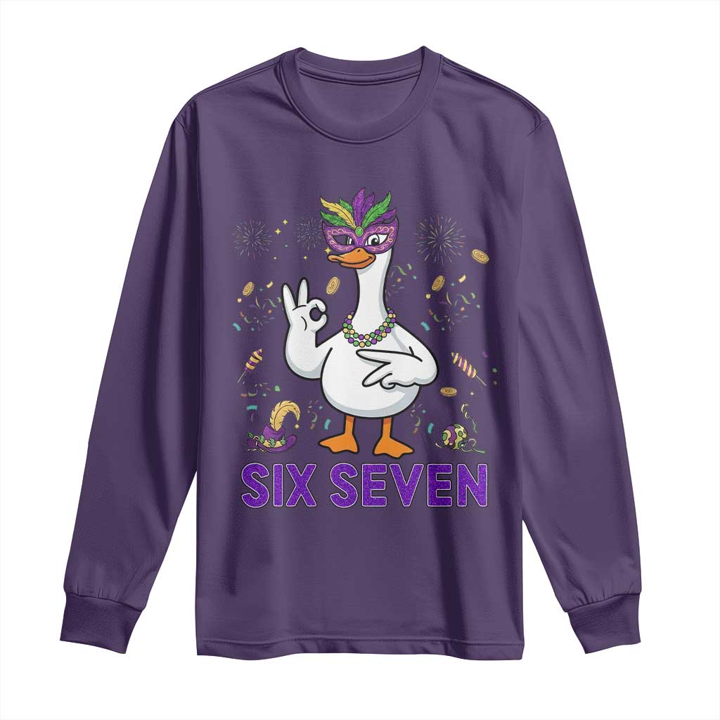 67 Mardi Gras Long Sleeve Shirt Funny Goose Meme Carnival Trendy