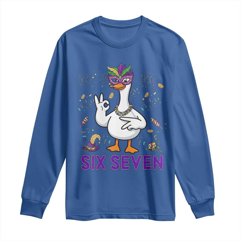67 Mardi Gras Long Sleeve Shirt Funny Goose Meme Carnival Trendy