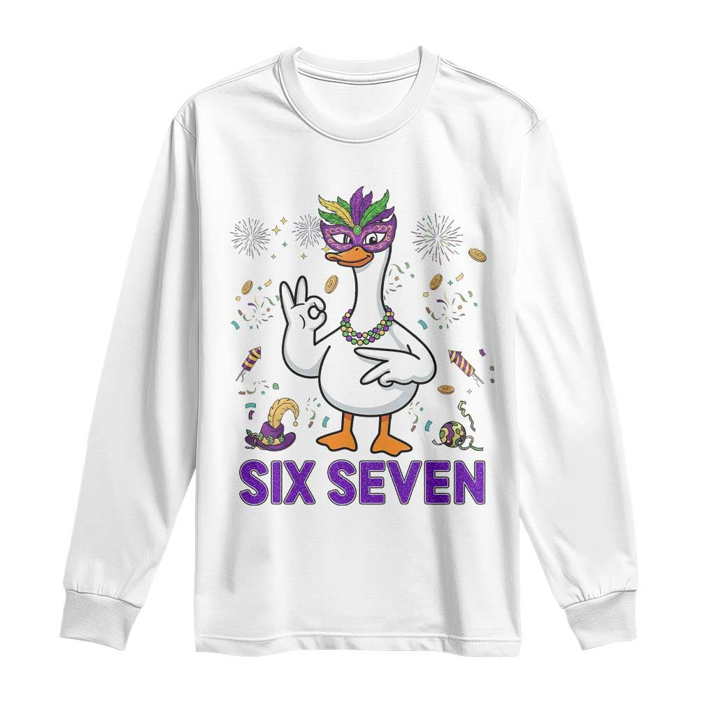 67 Mardi Gras Long Sleeve Shirt Funny Goose Meme Carnival Trendy