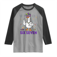 67 Mardi Gras Raglan Shirt Funny Goose Meme Carnival Trendy