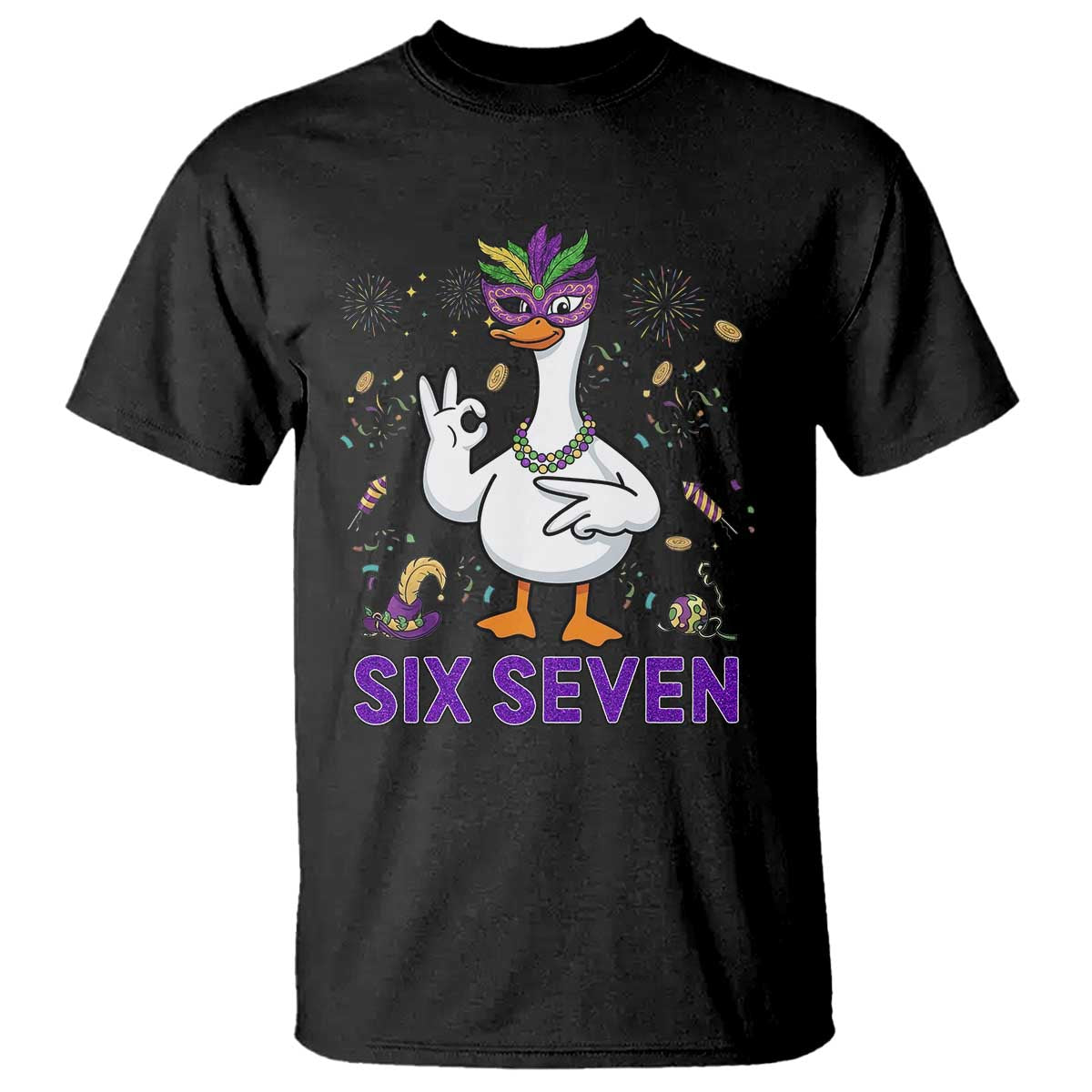 67 Mardi Gras T Shirt Funny Goose Meme Carnival Trendy