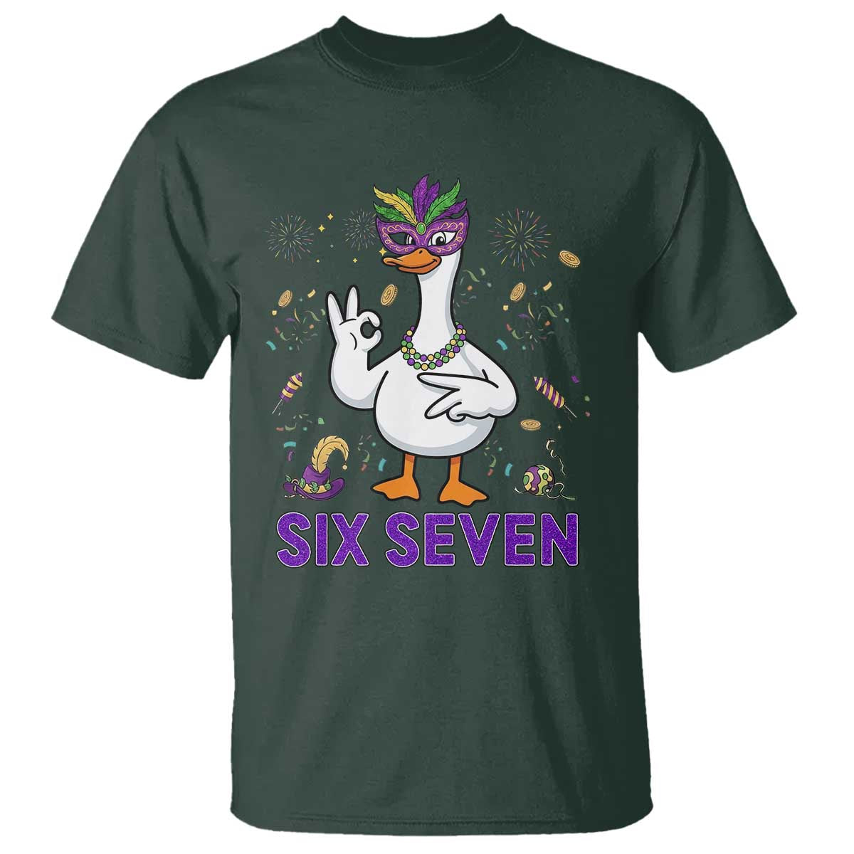 67 Mardi Gras T Shirt Funny Goose Meme Carnival Trendy