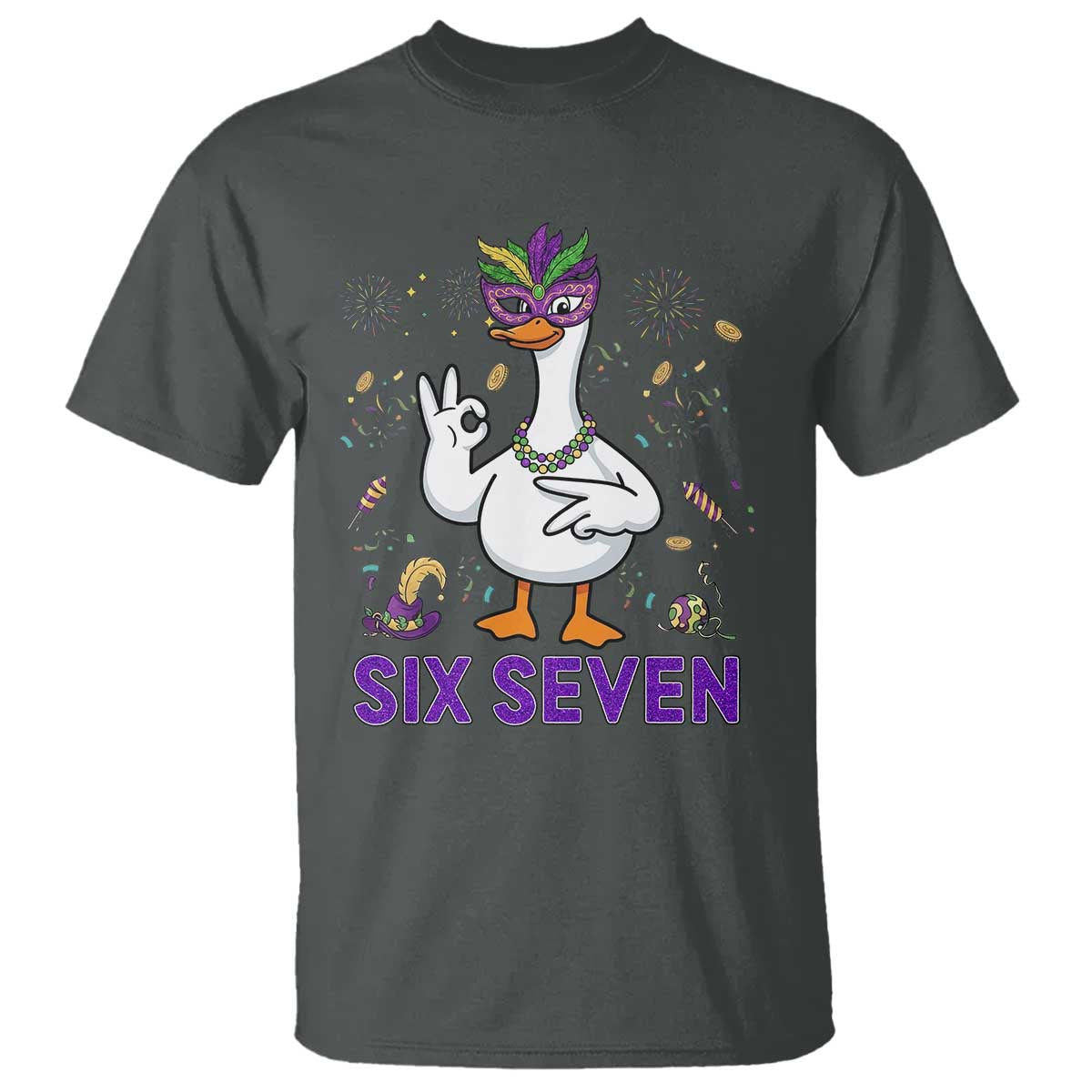 67 Mardi Gras T Shirt Funny Goose Meme Carnival Trendy