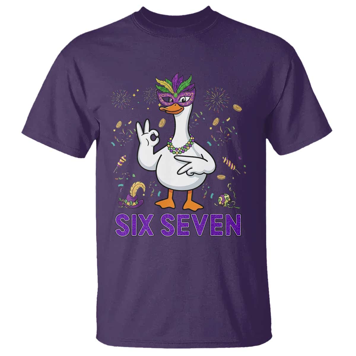 67 Mardi Gras T Shirt Funny Goose Meme Carnival Trendy