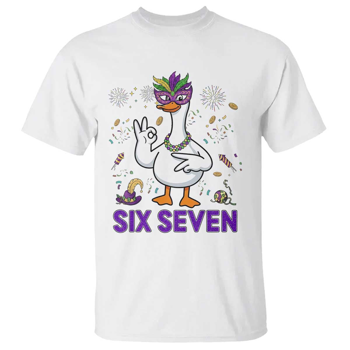 67 Mardi Gras T Shirt Funny Goose Meme Carnival Trendy