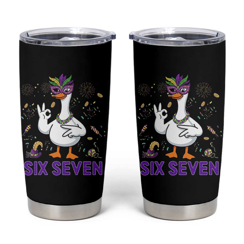 67 Mardi Gras Tumbler Cup Funny Goose Meme Carnival Trendy