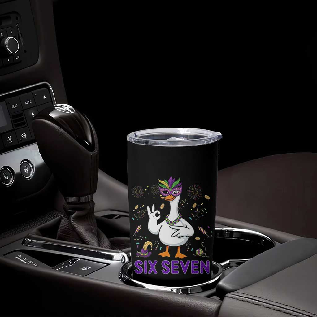 67 Mardi Gras Tumbler Cup Funny Goose Meme Carnival Trendy