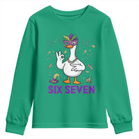 67 Mardi Gras Youth Sweatshirt Funny Goose Meme Carnival Trendy