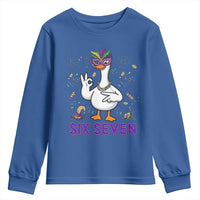 67 Mardi Gras Youth Sweatshirt Funny Goose Meme Carnival Trendy