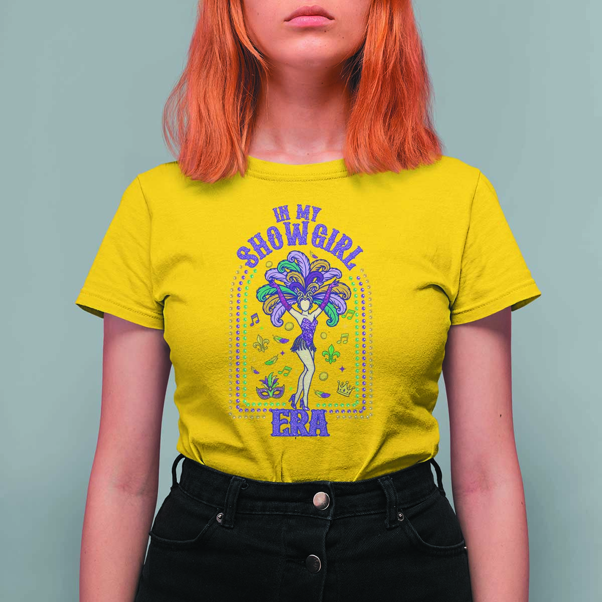 Mardi Gras Queen T Shirt For Women In My Showgirl Era