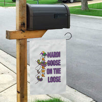 Funny Mardi Gras Garden Flag Louisiana Carnival Silly Goose Festival