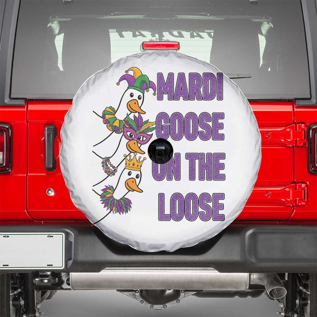 Funny Mardi Gras Spare Tire Cover Louisiana Carnival Silly Goose Festival