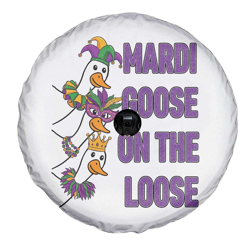 Funny Mardi Gras Spare Tire Cover Louisiana Carnival Silly Goose Festival