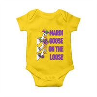 Funny Mardi Gras Baby Onesie Louisiana Carnival Silly Goose Festival