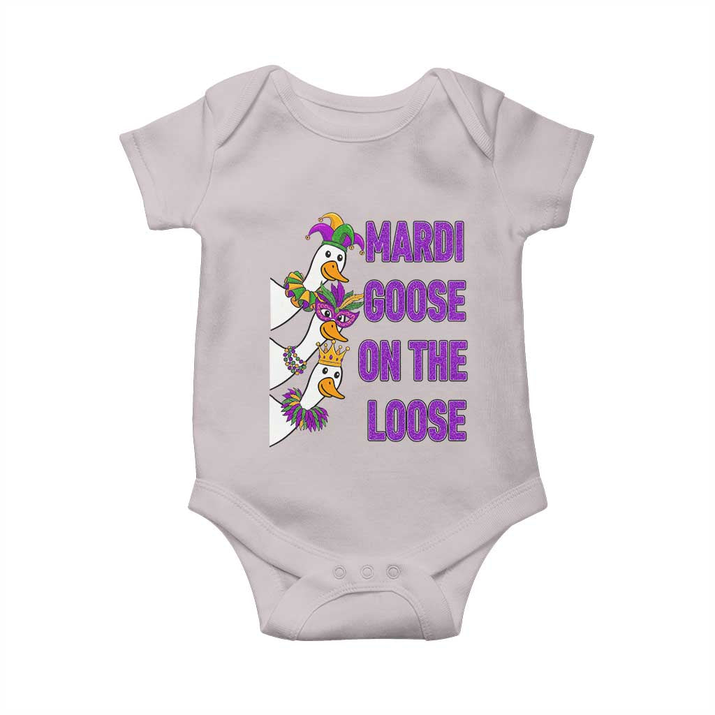 Funny Mardi Gras Baby Onesie Louisiana Carnival Silly Goose Festival