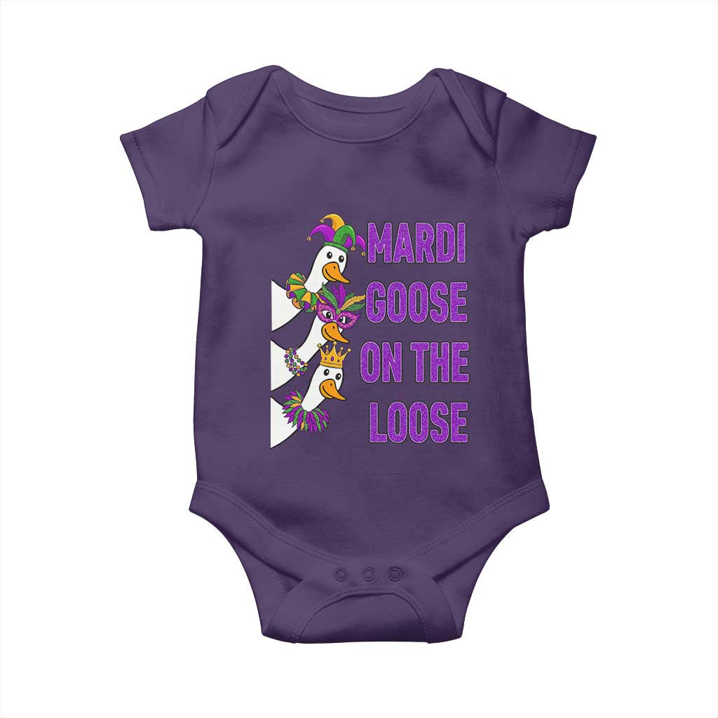 Funny Mardi Gras Baby Onesie Louisiana Carnival Silly Goose Festival