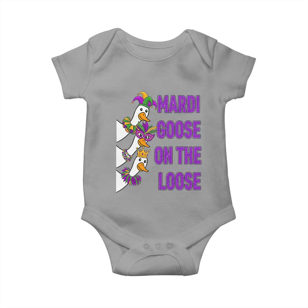 Funny Mardi Gras Baby Onesie Louisiana Carnival Silly Goose Festival