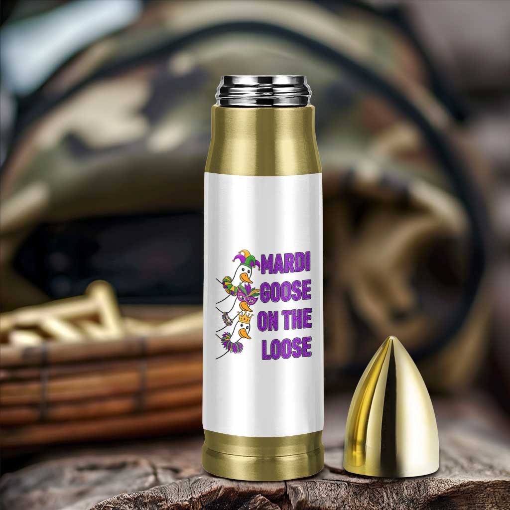 Funny Mardi Gras Bullet Tumbler Louisiana Carnival Silly Goose Festival