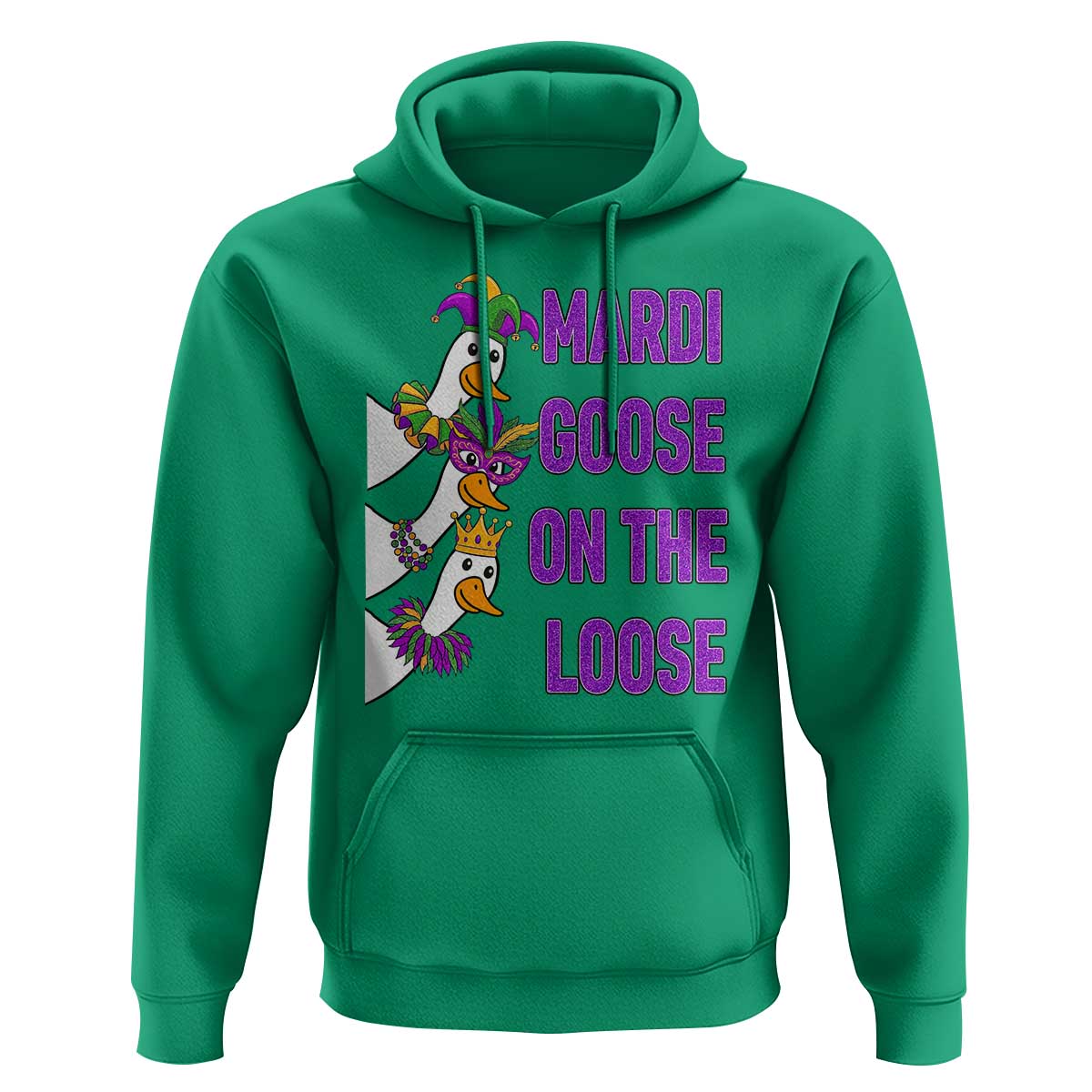 Funny Mardi Gras Hoodie Louisiana Carnival Silly Goose Festival