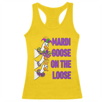 Funny Mardi Gras Racerback Tank Top Louisiana Carnival Silly Goose Festival