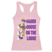 Funny Mardi Gras Racerback Tank Top Louisiana Carnival Silly Goose Festival