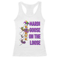 Funny Mardi Gras Racerback Tank Top Louisiana Carnival Silly Goose Festival