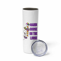 Funny Mardi Gras Skinny Tumbler Louisiana Carnival Silly Goose Festival